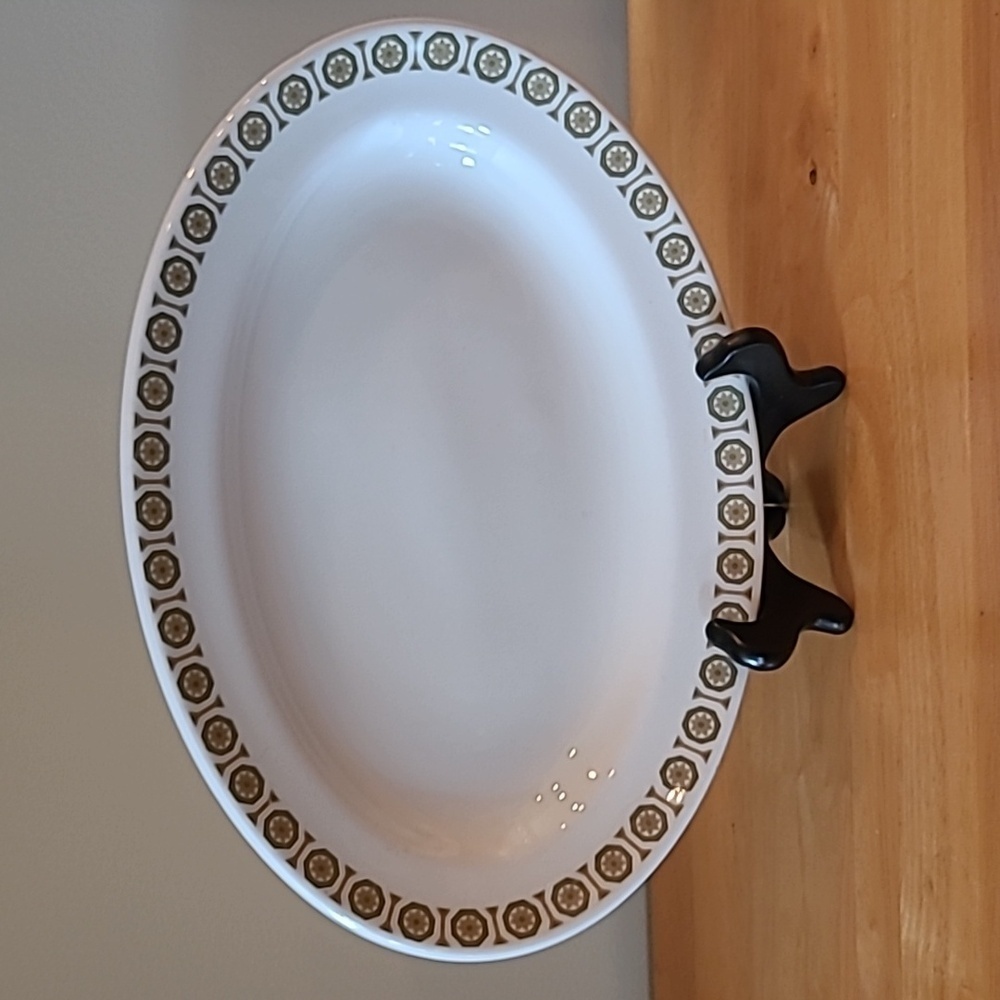 W H GRINDLEY & CO. 'Windsor' Vitrified Tableware Oval Plate Platter England